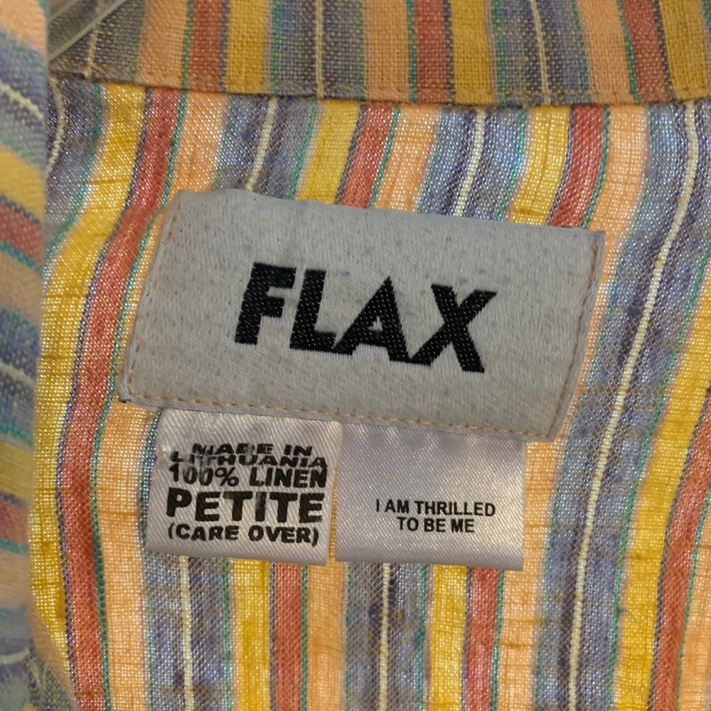 Flax jacket.